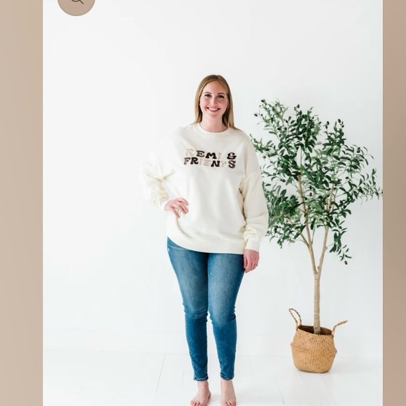 Remi & Friends Crew Sweatshirt- Adult Small - Picture 3 of 4